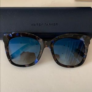 Warby Parker Blue Tortoise Ada sunglasses